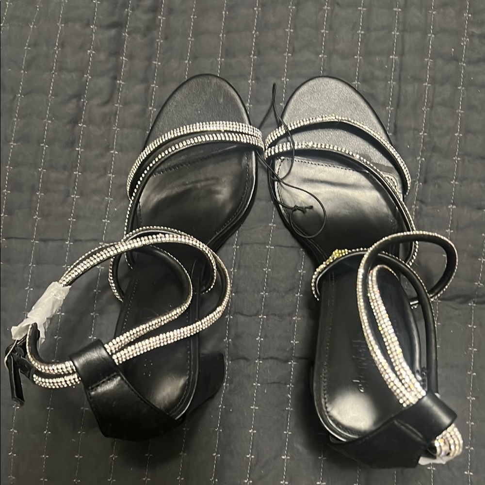 Elegant Black Strappy Sandals